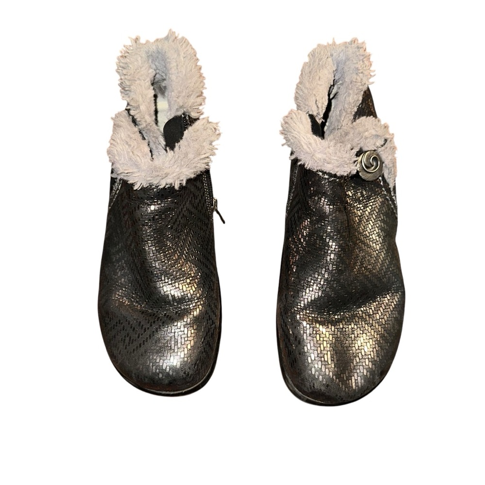 Alegria Meri Boots Pewter Silver Grey